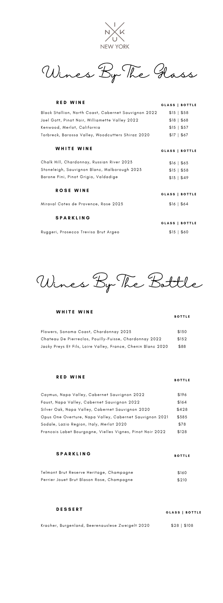 NIKU X | Drinks NYC