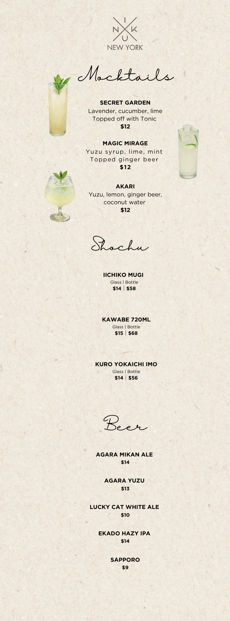 NIKU X | Drinks NYC